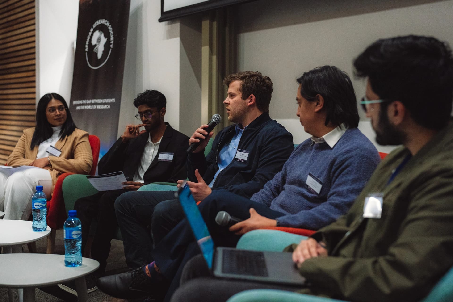 Panel of speakers presenting at an ARS seminar